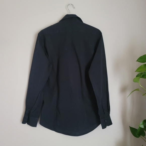 Le Chateau Black Button Down Shirt Size Small - Picture 6 of 8